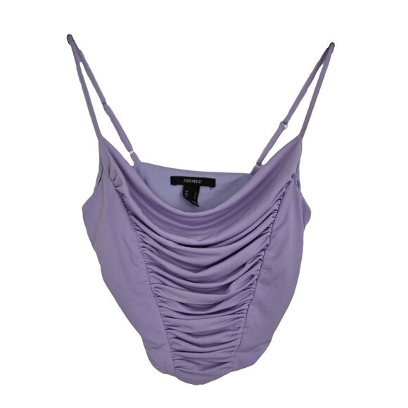 FOREVER 21 Lilac Going Out Top S - Picture 1 of 3